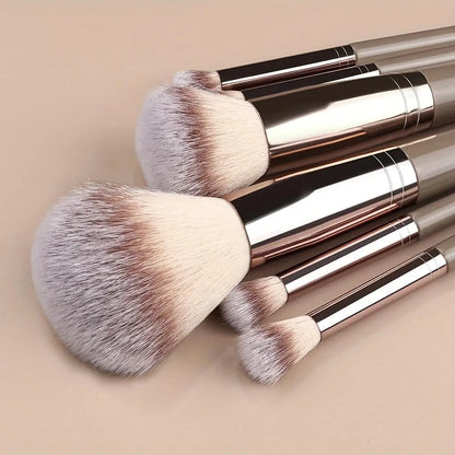 Professional Makeup Brush Set, Cosmetic Brush Set, Includes Foundation Brush, Eyelash Brush, Brow Brush, Eyeshadow Brush, Christmas Halloween Thanksgiving Gift, Makeup Blending Brushes, Makeup Brushes Kit